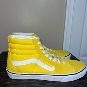 Size 10 - Vans Sk8 - High Cyber Yellow Brand New No Box